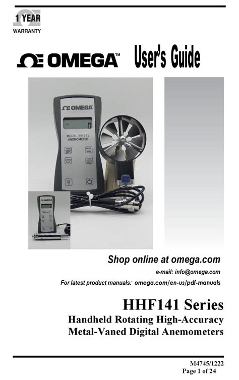 omega hhf1000 air velocity price|omega hhf141 manual.